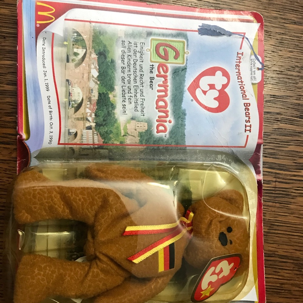 TY Beannie Germania Bear.